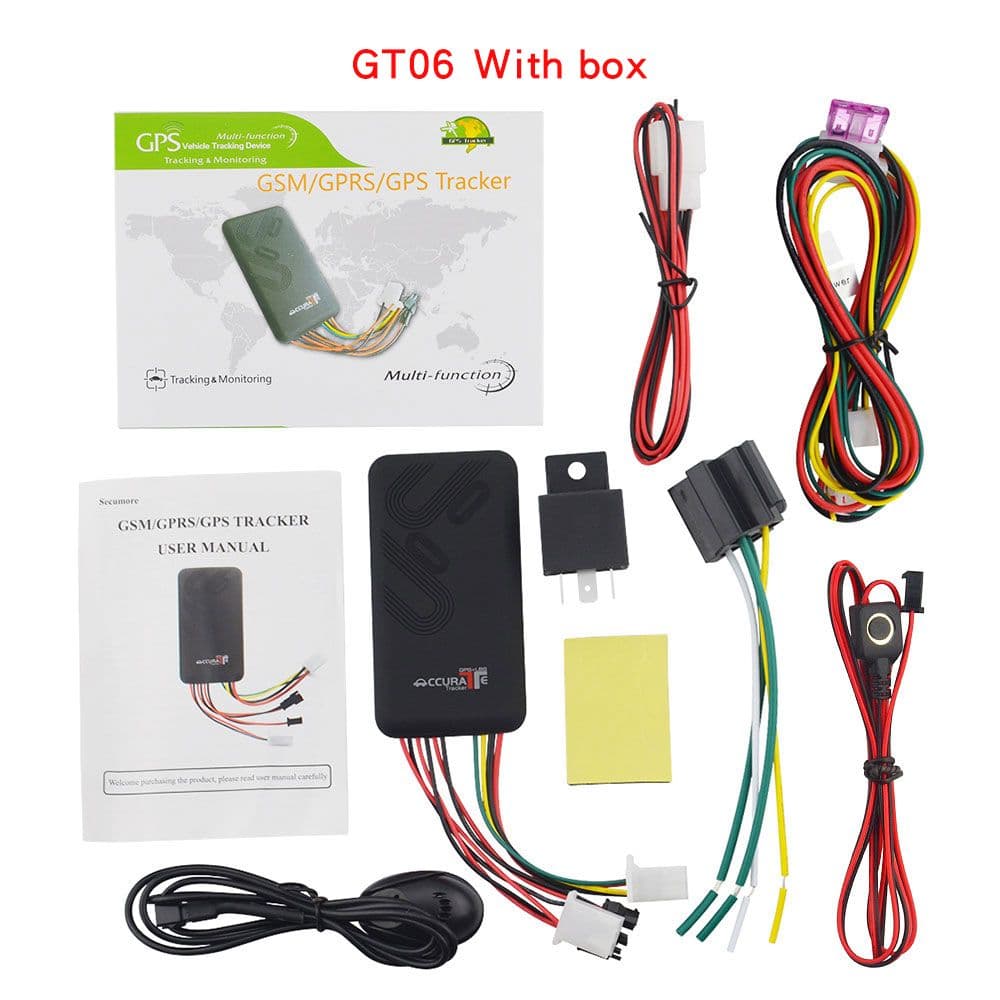 traceur GPS GPRS SMS GSM, moniteur de voiture, localisateur, télécommande pour moto Scooter, Support en option, conversation bidirectionnelle