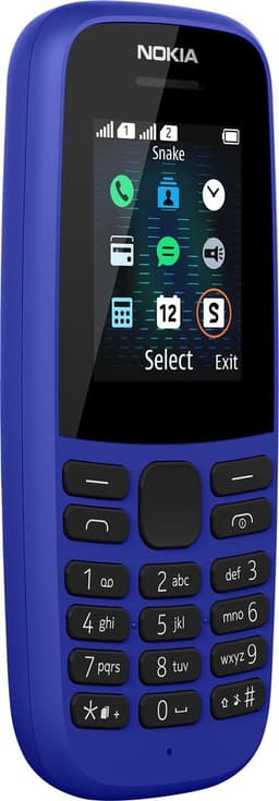 Nokia 105 Dual-SIM (2019) bleu