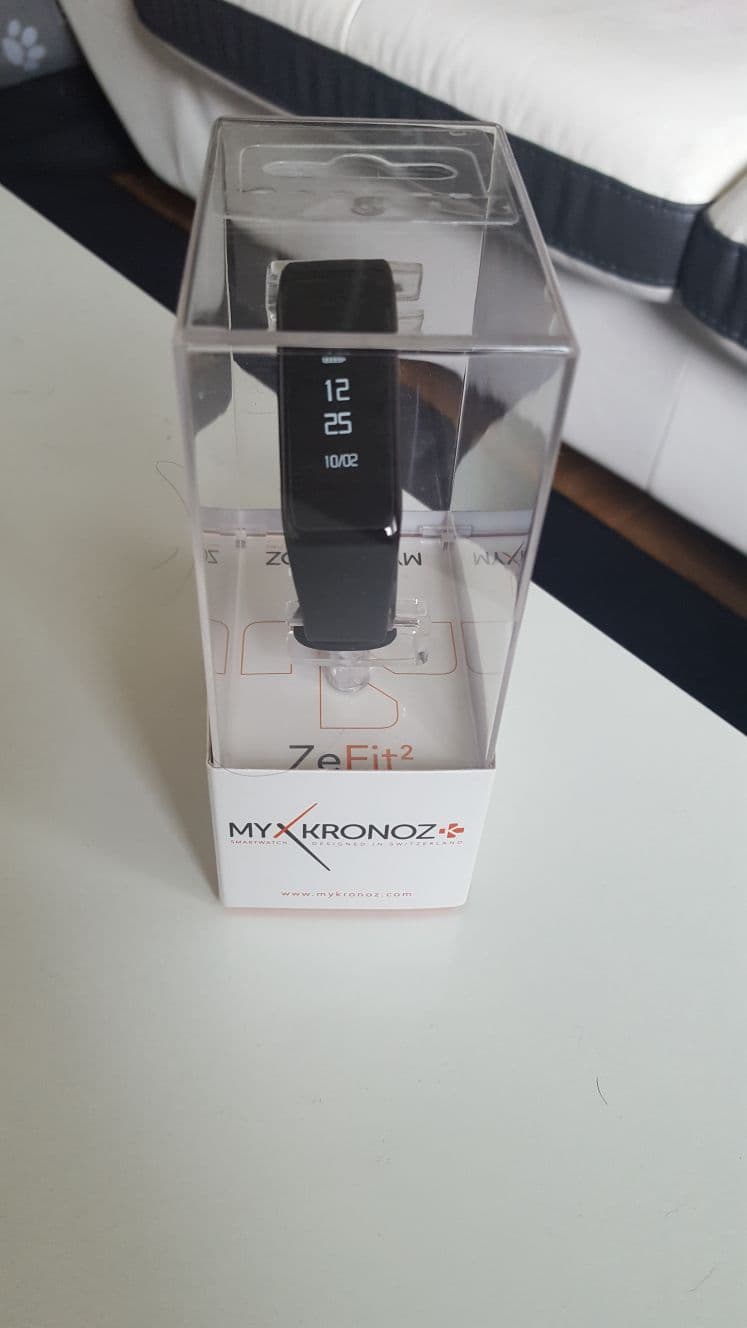 MyKronoz ZeFit2 - Noir - suivi d'activités avec bande - noir - affichage 0.9" - Bluetooth - 25 g