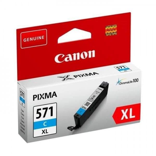 CANON Cartouche d'encre CLI-571C XL grande capacit? Cyan (CLI571XL)