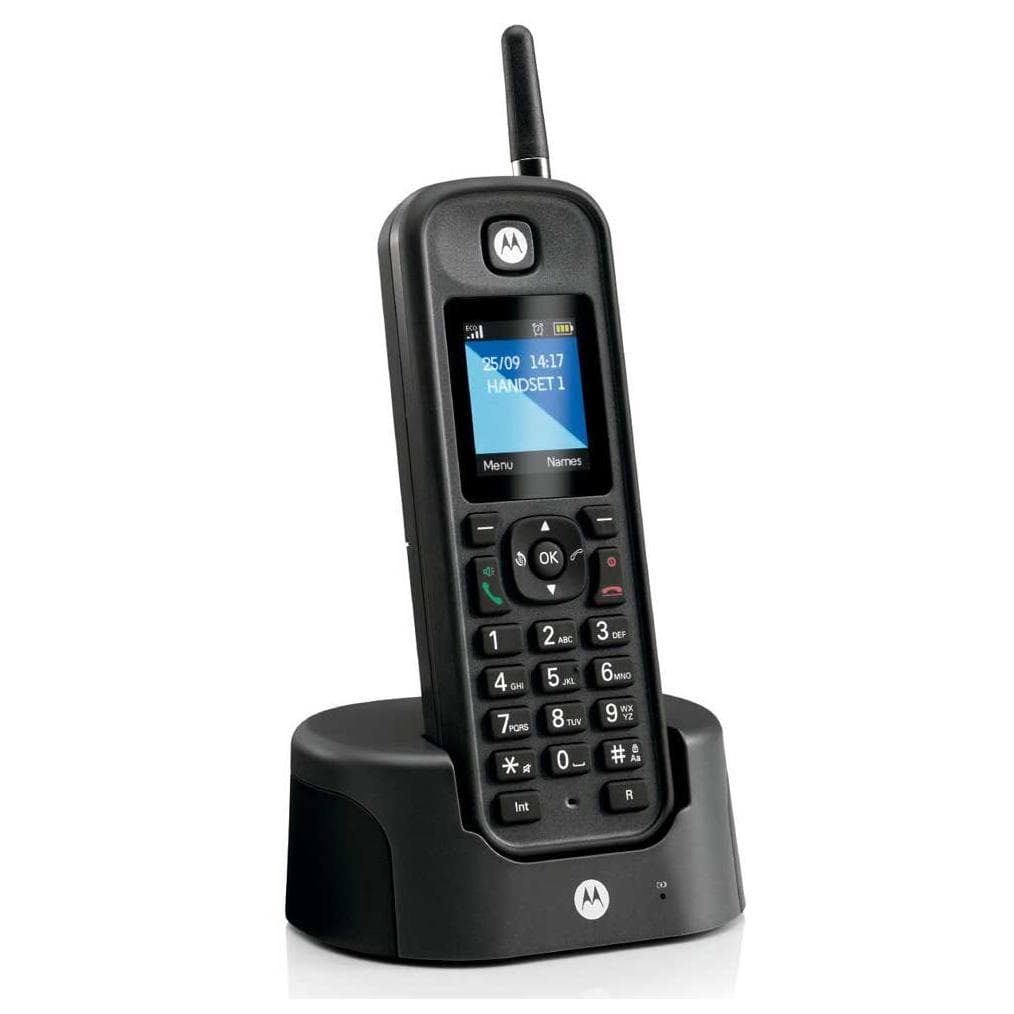 Motorola O201 Téléphone DECT Identification de l'appelant Noir