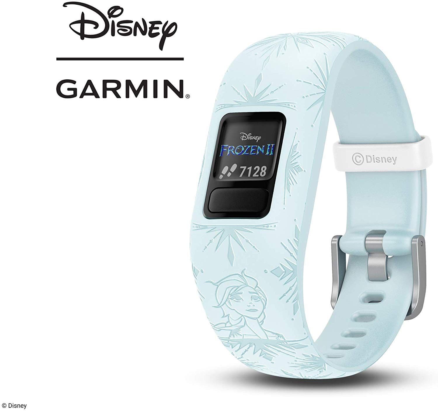 Garmin vívofit jr 2 - Disney Frozen 2 Elsa - suivi d'activités avec bracelet - silicone - taille du poignet : 130-175 mm - Bluetooth - 17.5 g
