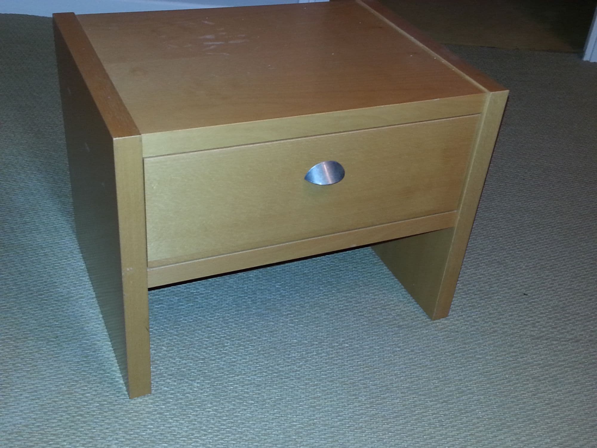 table de chevet bois 1 tiroir