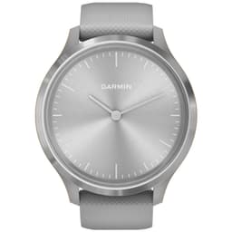 Garmin vívomove 3 - 44 mm - gris poudré - Montre connectée avec bracelet - silicone - gris poudré - taille du poignet : 125-190 mm - monochrome - Bluetooth, ANT+ - 19.6 g