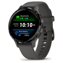 Garmin Venu 3S AMOLED 41 mm - Gris avec bracelet Silicone Gris - Wifi GPS (010-02785-00)