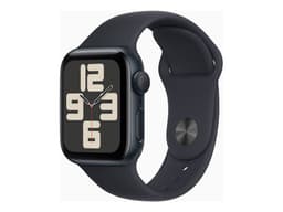 Apple Watch SE (GPS) - 2e génération - 40 mm - aluminium minuit - Montre connectée avec bracelet sport - fluoroélastomère - minuit - taille du bracelet : S/M - 32 Go - Wi-Fi, Bluetooth - 26.4 g