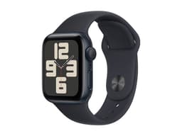 Apple Watch SE (GPS) - 2e génération - 40 mm - aluminium minuit - Montre connectée avec bracelet sport - fluoroélastomère - minuit - taille du bracelet : M/L - 32 Go - Wi-Fi, Bluetooth - 26.4 g