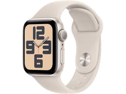 Apple Watch SE (GPS) - 2e génération - 40 mm - aluminium droit - Montre connectée avec bracelet sport - fluoroélastomère - droit - taille du bracelet : S/M - 32 Go - Wi-Fi, Bluetooth - 26.4 g