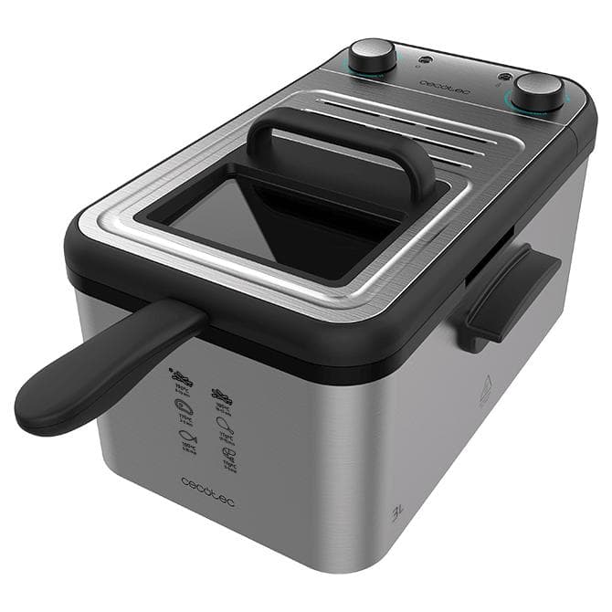 Cecotec Friteuse électrique Cleanfry Inifnity 3000 Inox