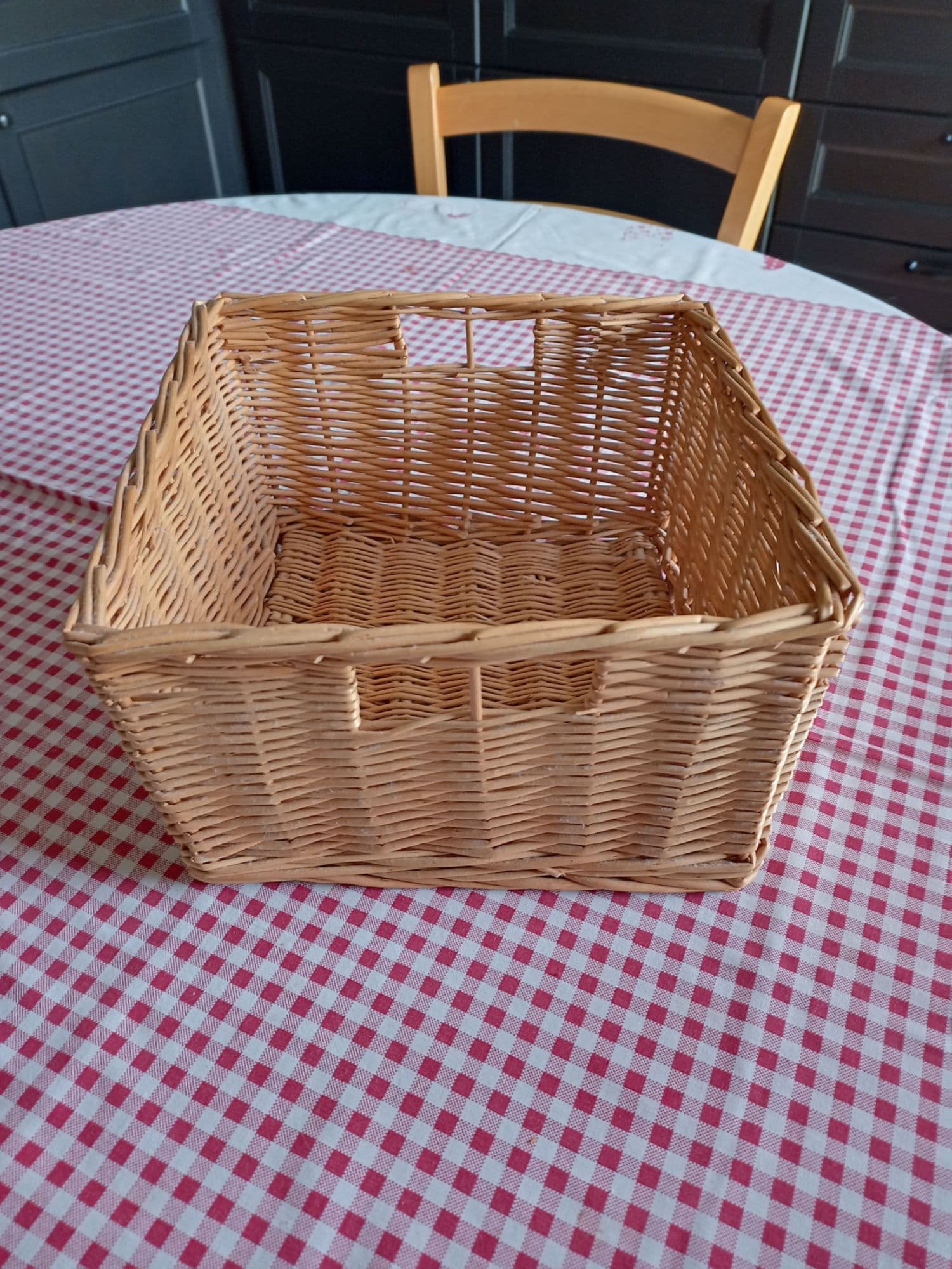 CORBEILLE DE RANGEMENT EN OSIER