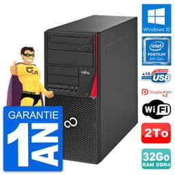 PC Tour Fujitsu Esprimo P756 MT Intel G4400 RAM 32Go Disque 2To Windows 10 Wifi