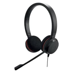 Jabra Evolve 20 MS stéréo - Micro-casque - sur-oreille - filaire - USB - Certifié pour Skype for Business