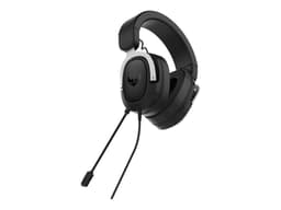 ASUS TUF Gaming H3 - Micro-casque - circum-aural - filaire - jack 3,5mm - noir, argent