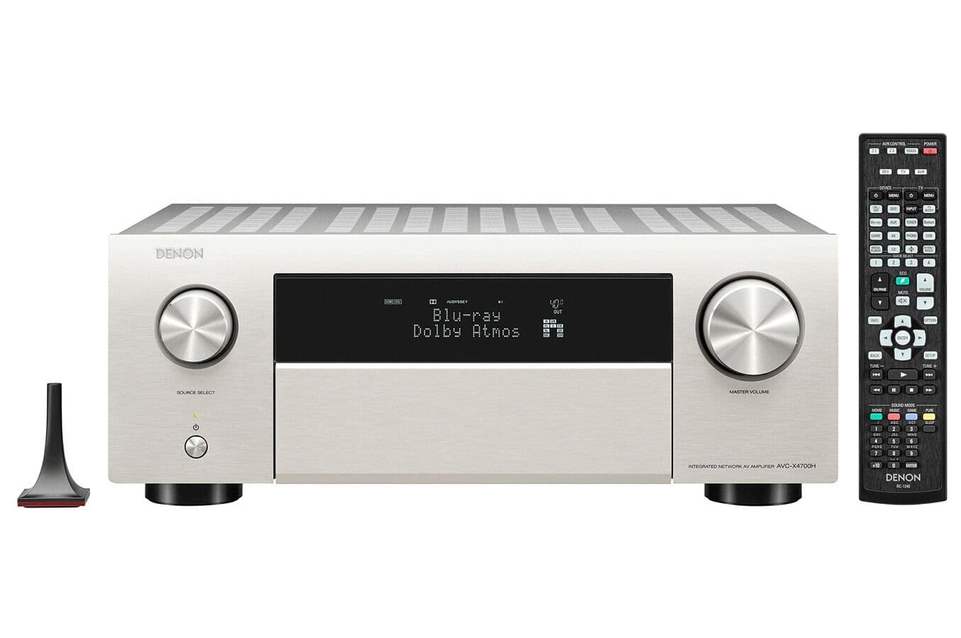 Denon AVC-X4700H Amplificateur AV 9.2 canaux HiFi Compatible Alexa Argent