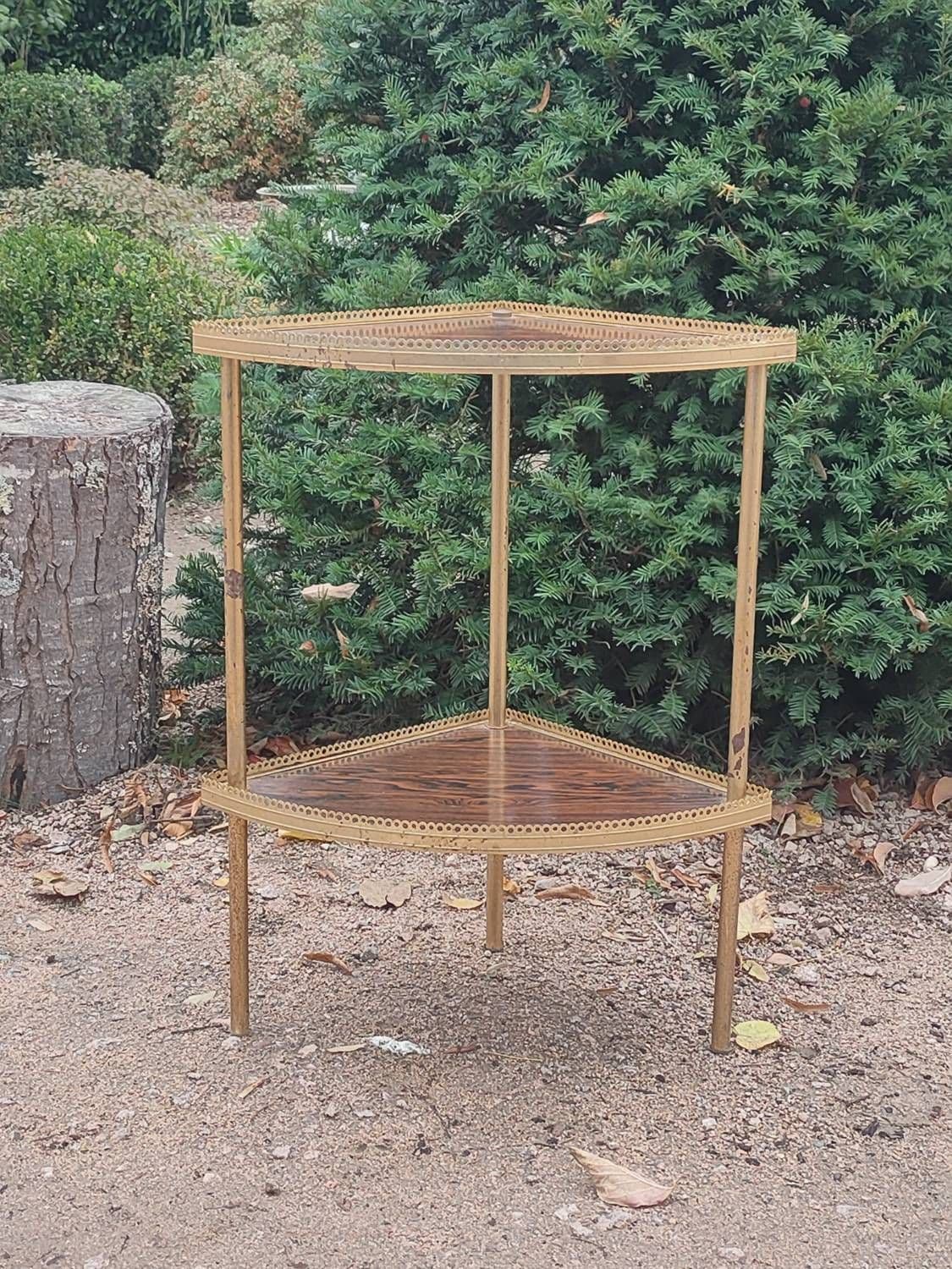 Ancienne Petite Table D'appoint Hauteur 70 Cm