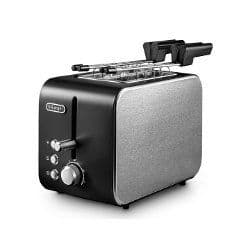 De'longhi Ctx 2203.Bk - Grille-Pain - 2 Tranche - 2 Emplacements - Noir