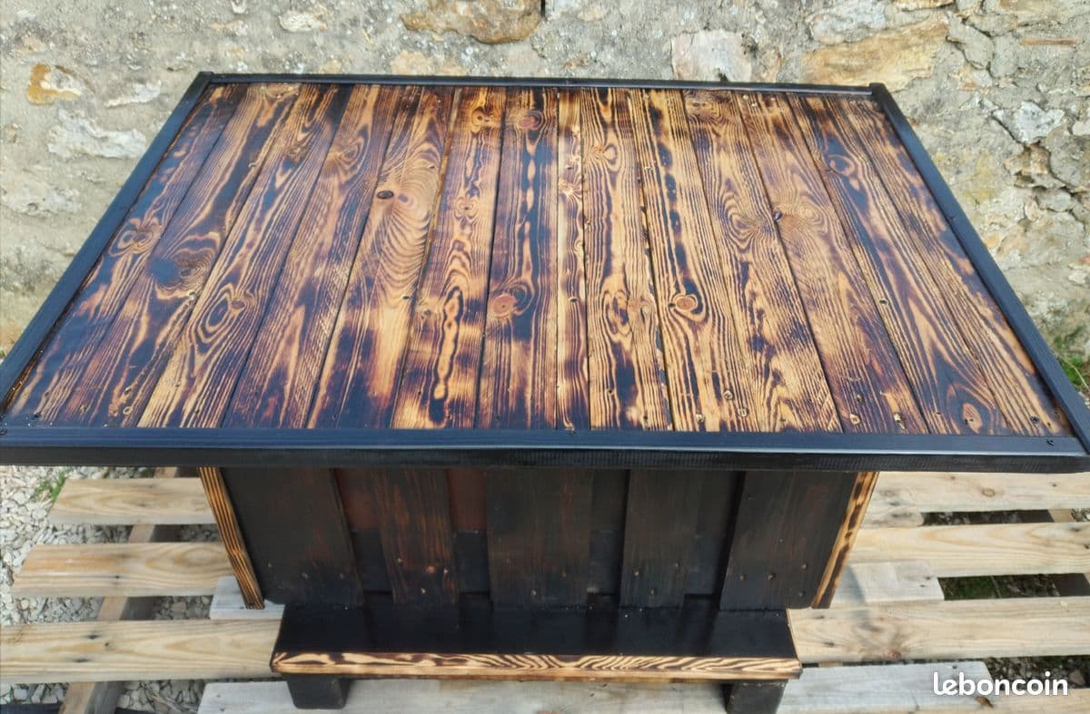 Table Basse Fabrication Avec Un Bois De Palettes .