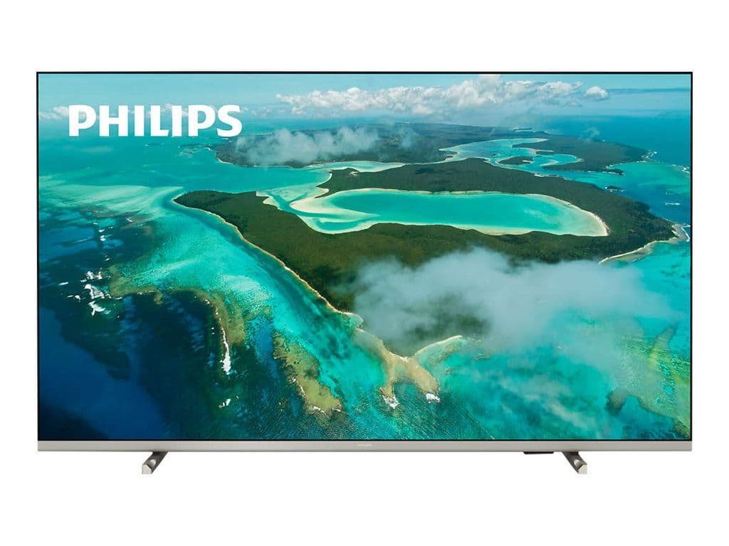 Philips 55PUS7657 - 55" 7600 Series TV LCD rétro-éclairée par LED - Smart TV - Saphi TV - 4K UHD (2160p) 3840 x 2160 - HDR - argent