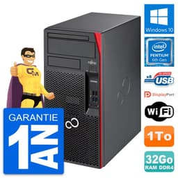PC Tour Fujitsu Esprimo P557 MT Intel G4400 RAM 32Go Disque 1To Windows 10 Wifi