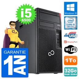 PC Tour Fujitsu Esprimo P557 MT Core i5-6500 RAM 32Go Disque 1To Windows 10 Wifi
