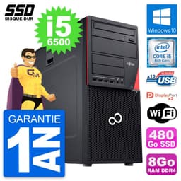 PC Tour Fujitsu Esprimo P756 MT Intel i5-6500 RAM 8Go SSD 480Go Windows 10 Wifi