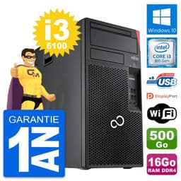 PC Tour Fujitsu Esprimo P557 Intel i3-6100 RAM 16Go Disque 500Go Windows 10 Wifi
