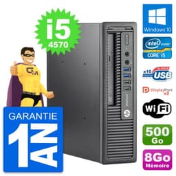 Mini PC HP EliteDesk 800 G1 USDT i5-4570 RAM 8Go Disque 500Go Windows 10 Wifi