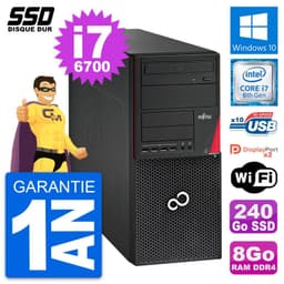 PC Tour Fujitsu Esprimo P756 MT Intel i7-6700 RAM 8Go SSD 240Go Windows 10 Wifi