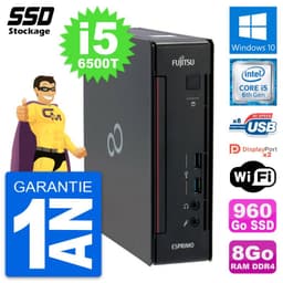 Mini PC Fujitsu Esprimo Q956 Intel i5-6500T RAM 8Go SSD 960Go Windows 10 Wifi