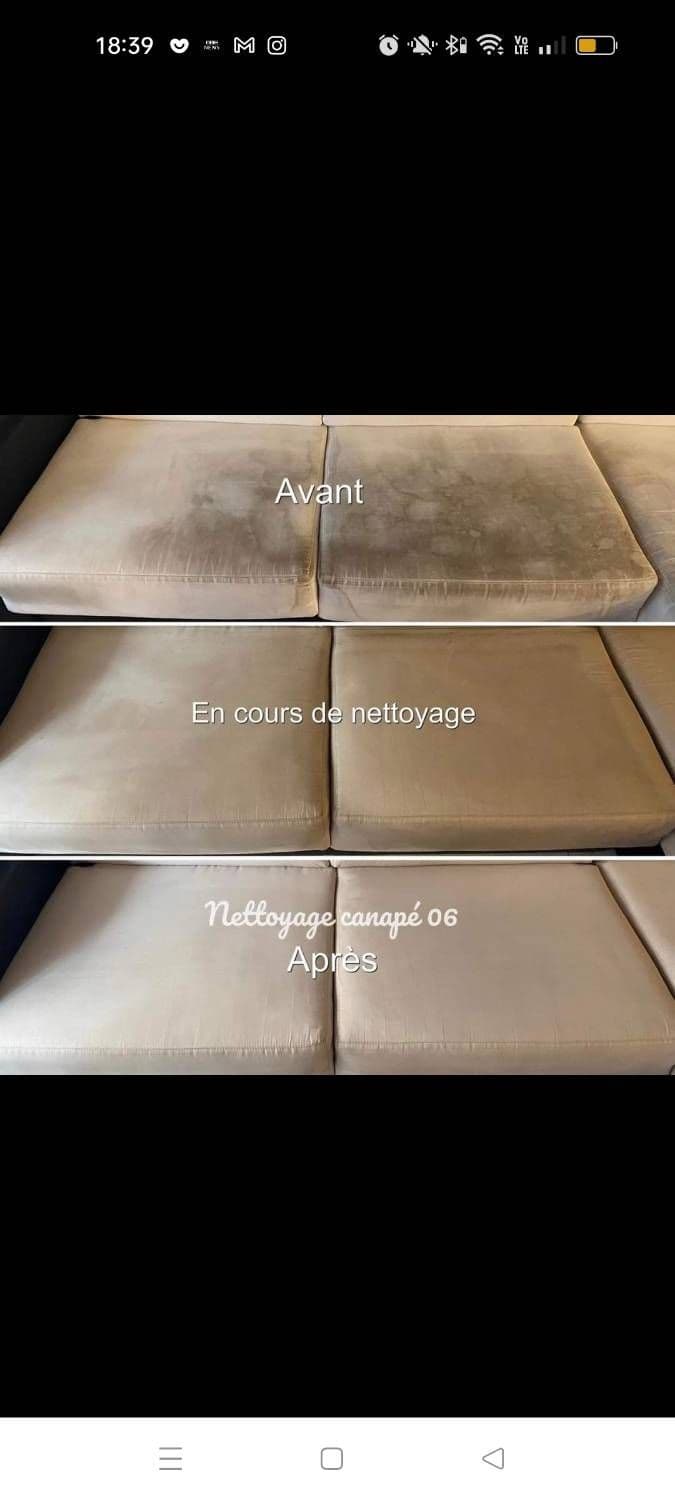 Entretiens De Canapé En Tissu