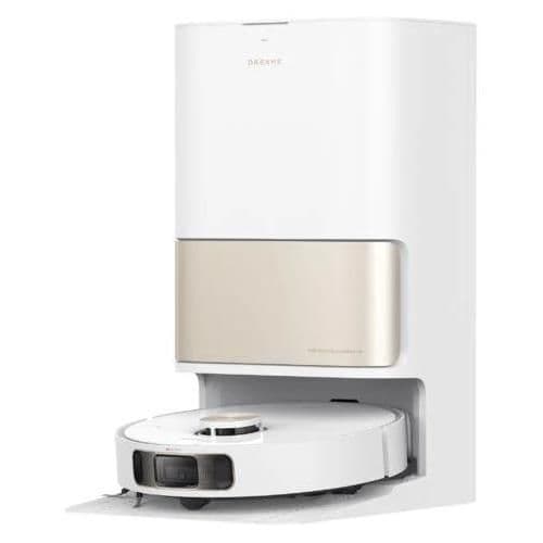 DREAME L10s Pro Ultra Heat Robot Aspirateur Laveur, Extension de serpillière, Auto-Nettoyage Automatique des serpillières avec de l'eau Chaude, Aspiration de 7 000 Pa, Application Dreamehome