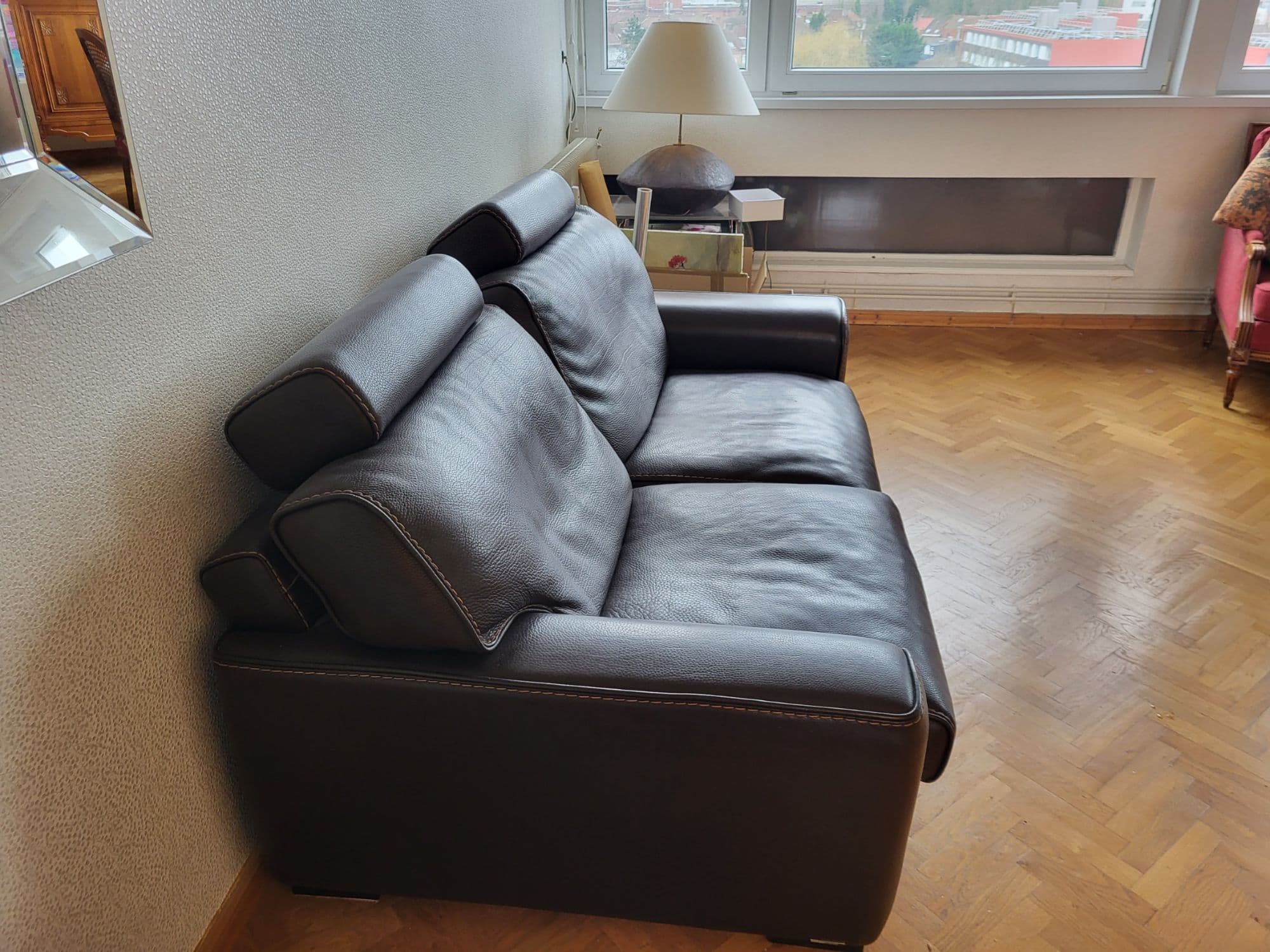 Canapé Marron Rochebobois Très Bon État