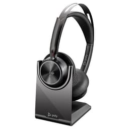 HP Poly Voyager Focus 2-M - Micro-casque - sur-oreille - Bluetooth - sans fil, filaire - Suppresseur de bruit actif - USB-C via un adaptateur Bluetooth - noir - Certifié pour Microsoft Teams