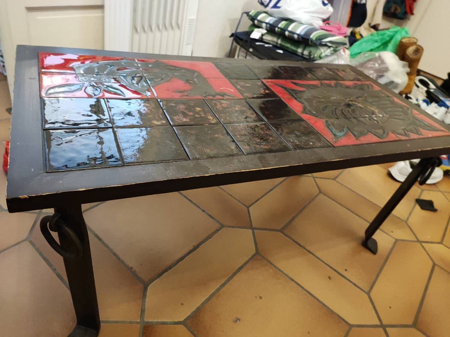 Table Plateau Carrelage