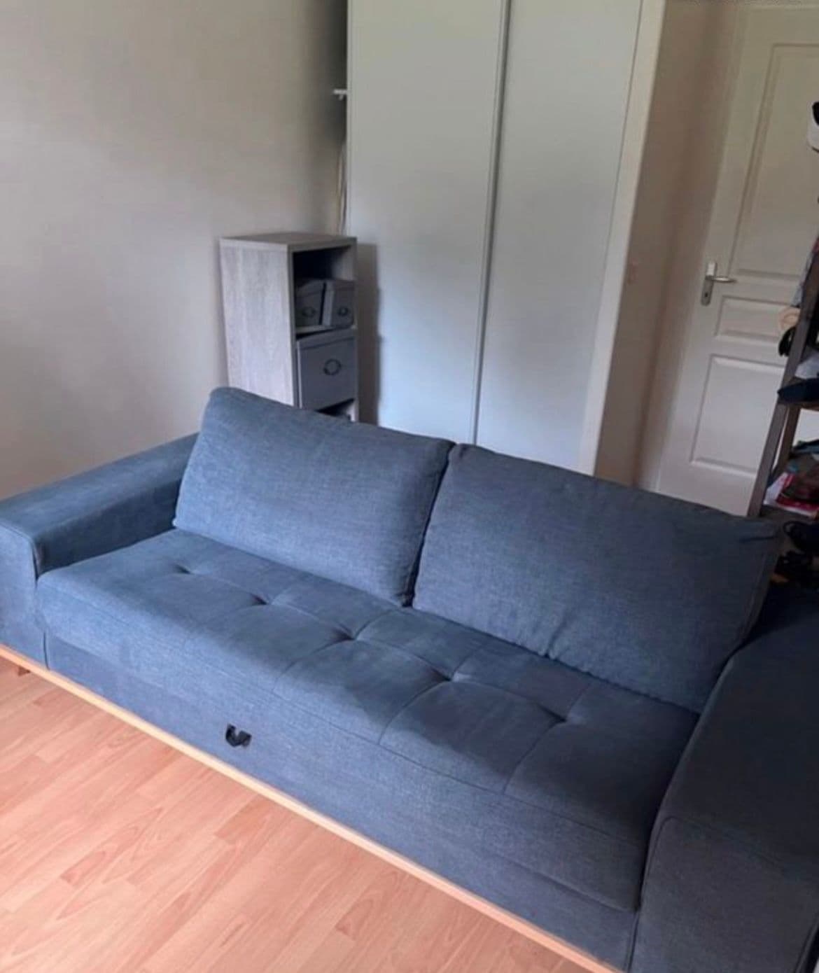 Canapé Convertible +Pouf