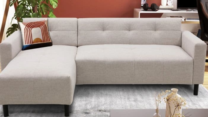 Canapé d'angle 4 places