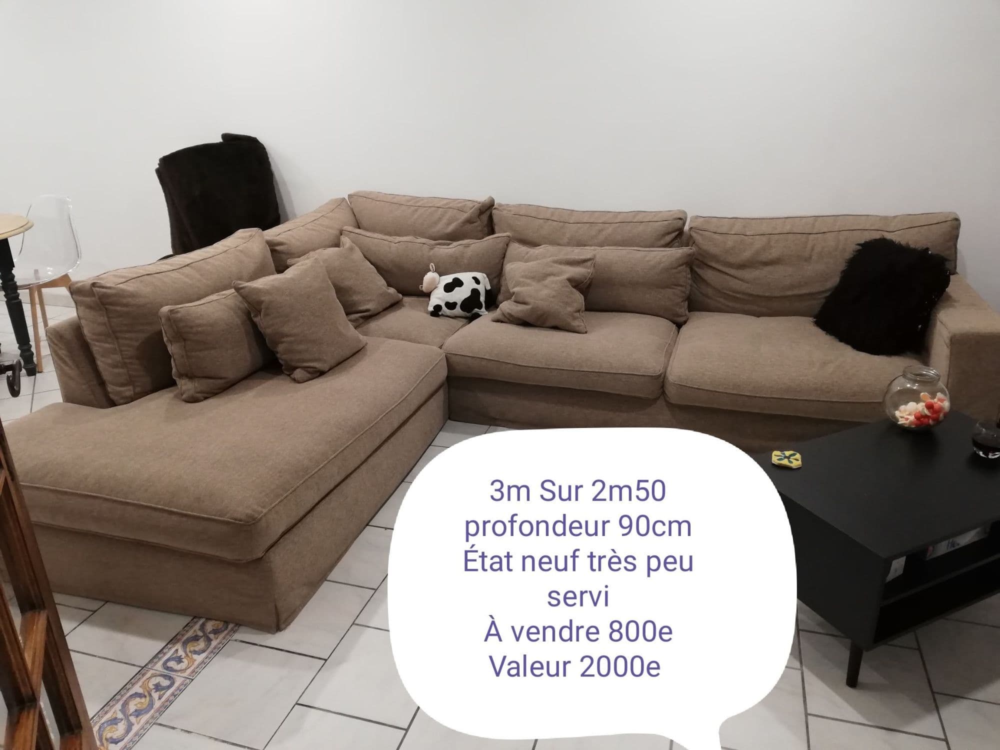 Vend Canapé D'angle