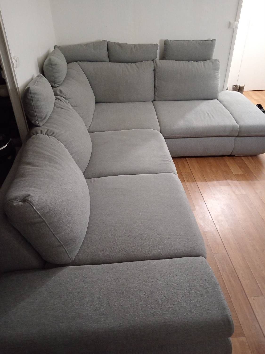 Canapé D'angle Droit Convertible (Très Bon État)