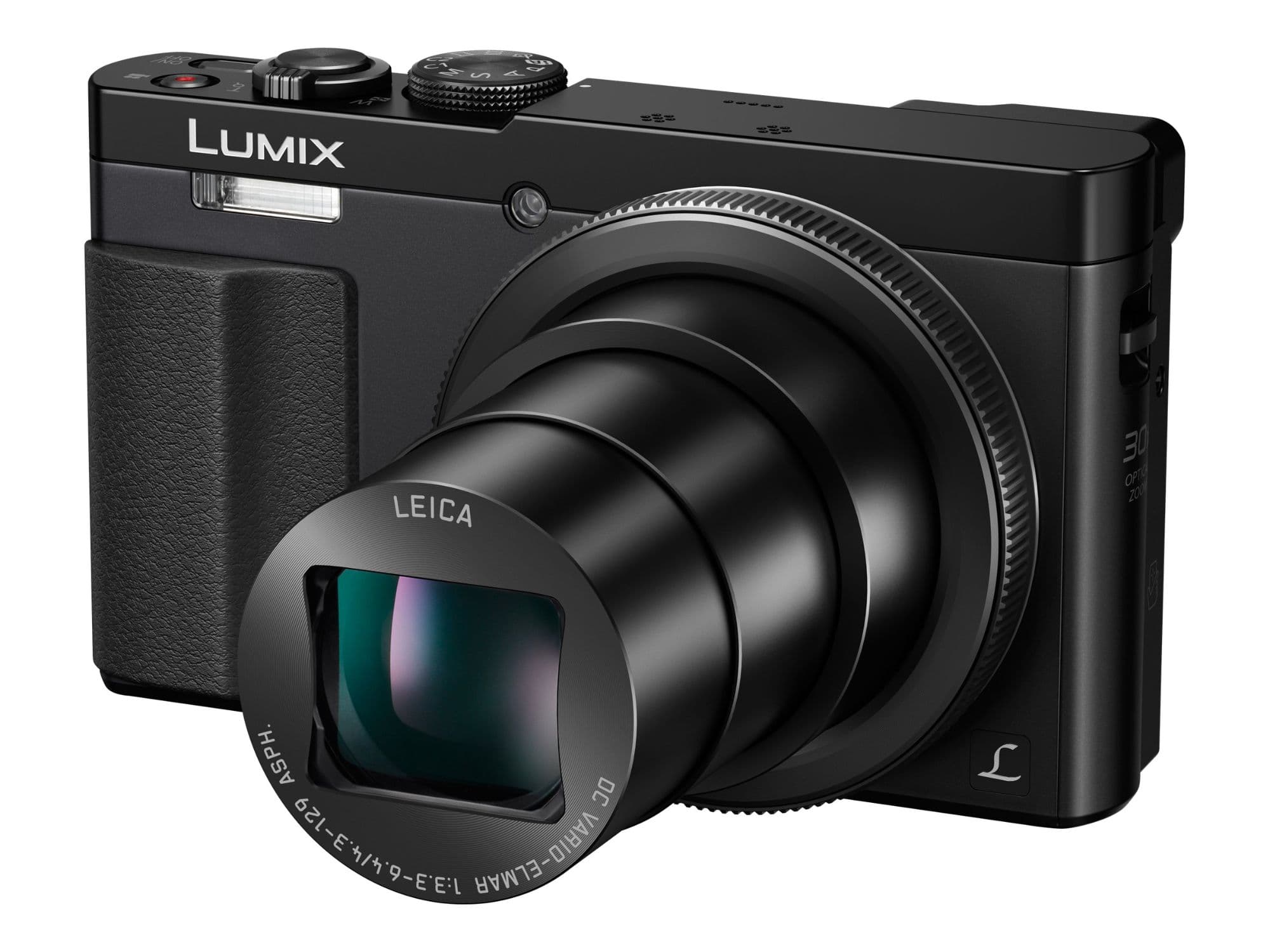 Panasonic Lumix DMC-TZ70 - Appareil photo numérique - compact - 12.1 MP - 30x zoom optique - Leica - Wi-Fi, NFC - noir