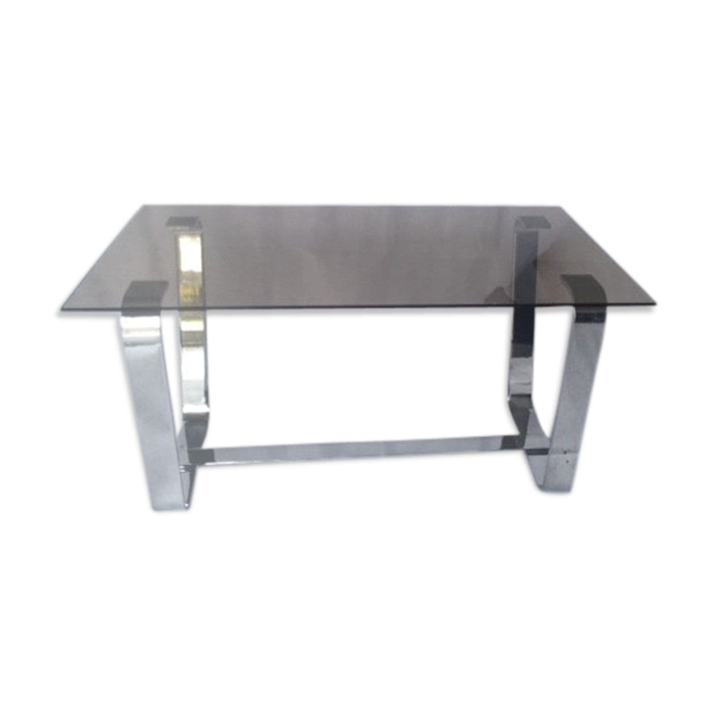 Table Basse Design 1974 Argent