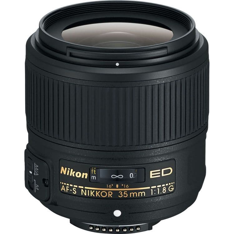 NIKON Objectif AF-S 35 mm f/1.8 G ED focale fixe FX