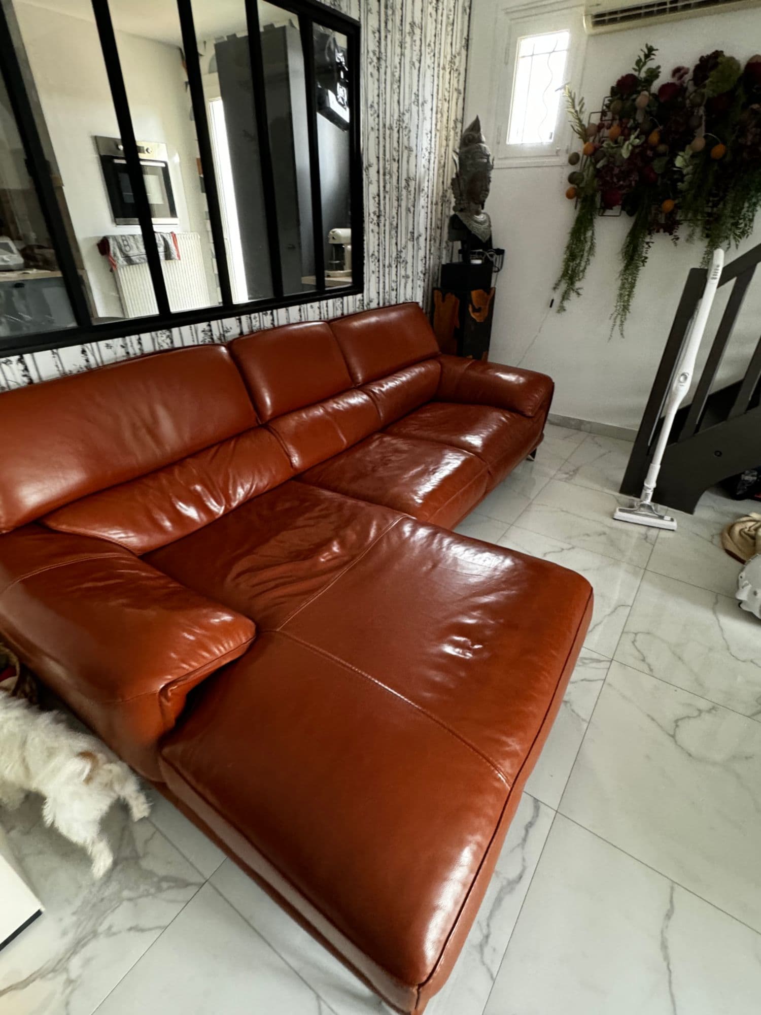 Canapé En Cuir De Buffle