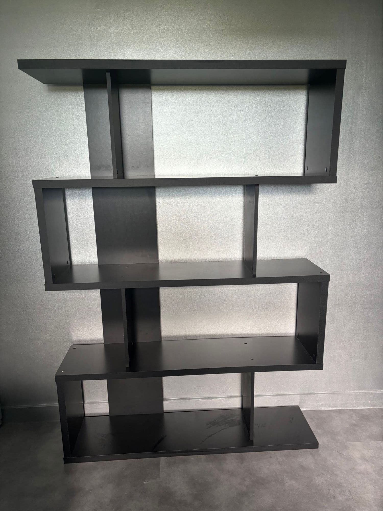 Étagère / Bibliothèque en bois (noire)