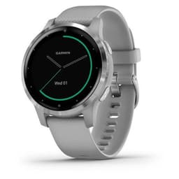 Garmin vívoactive 4S - 40 mm - gris poudré - montre de sport avec bracelet - silicone - gris poudré - taille du poignet : 110-175 mm - affichage 1.1" - Bluetooth, Wi-Fi, NFC, ANT+ - 40 g