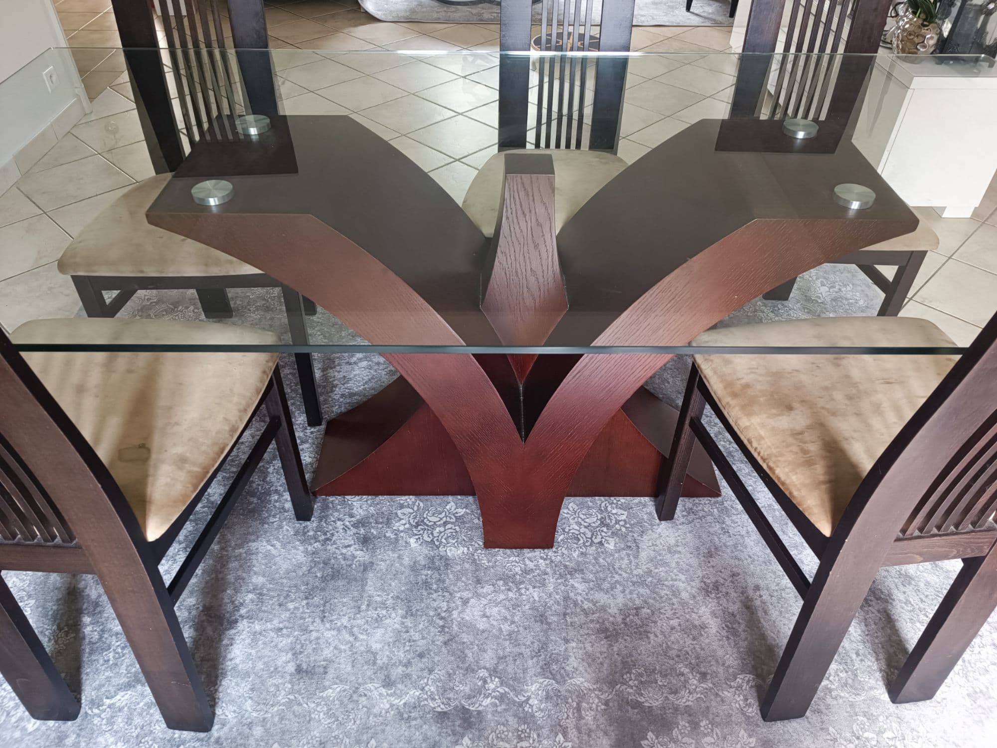 Ensemble Grande Table Salle À Manger Avec 6 Chaises