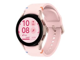 Samsung Galaxy Watch FE - 40 mm - Montre connectée avec bracelet sport - affichage 1.2" - 16 Go - Bluetooth, Wi-Fi, NFC - 26.6 g - rose doré