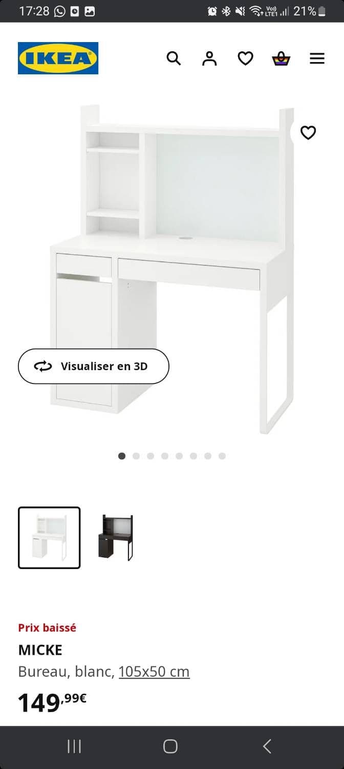 Bureau Ikea