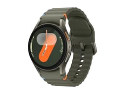Montre Connectée Samsung Galaxy Watch7 - Boîtier 40 mm avec bracelet sport caoutchouc taille S/M - Vert - Bluetooth