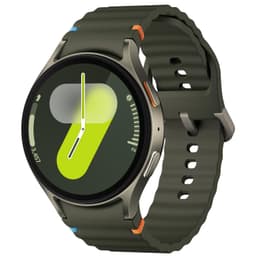 Montre Connectée Samsung Galaxy Watch7 - Boîtier 44 mm avec bracelet sport caoutchouc taille M/L - Vert - 4G