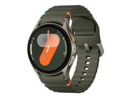 Montre Connectée Samsung Galaxy Watch7 - Boîtier 40 mm avec bracelet sport caoutchouc taille S/M - Vert - 4G
